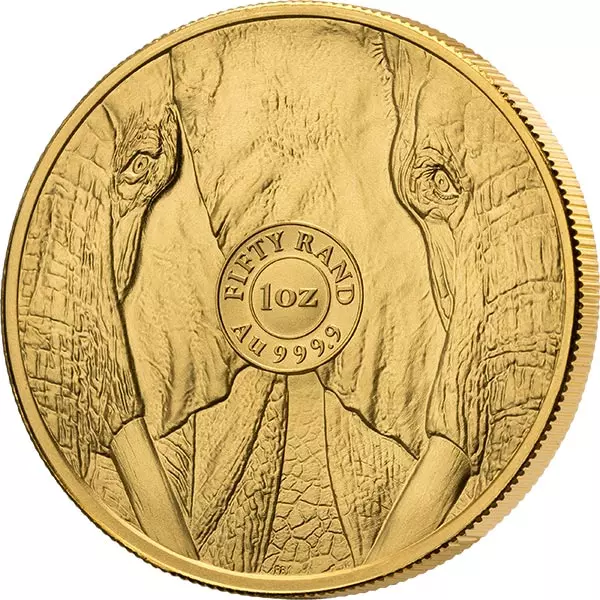 1 Unze Gold Südafrika Big Five - Elefant 2024