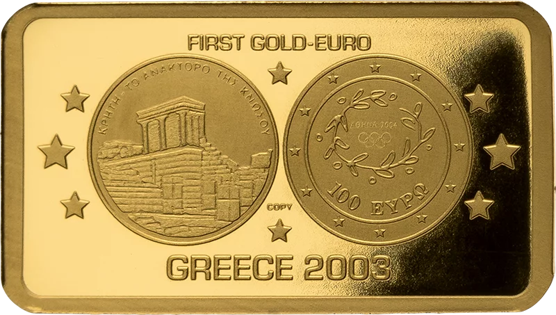 100 Francs Elfenbeinküste History of Gold Euros - Griechenland 2024