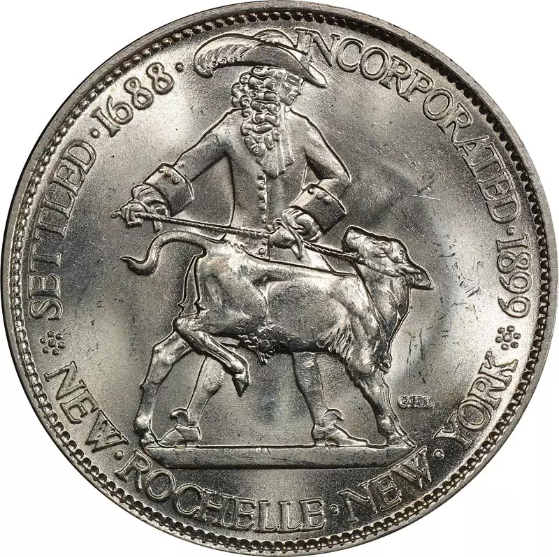 1/2 Dollar USA New Rochelle 1938