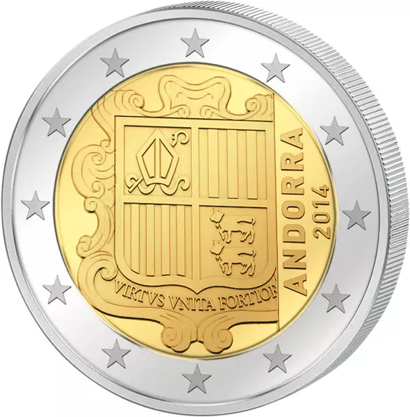 Euro-Kursmünzensatz Andorra 2014