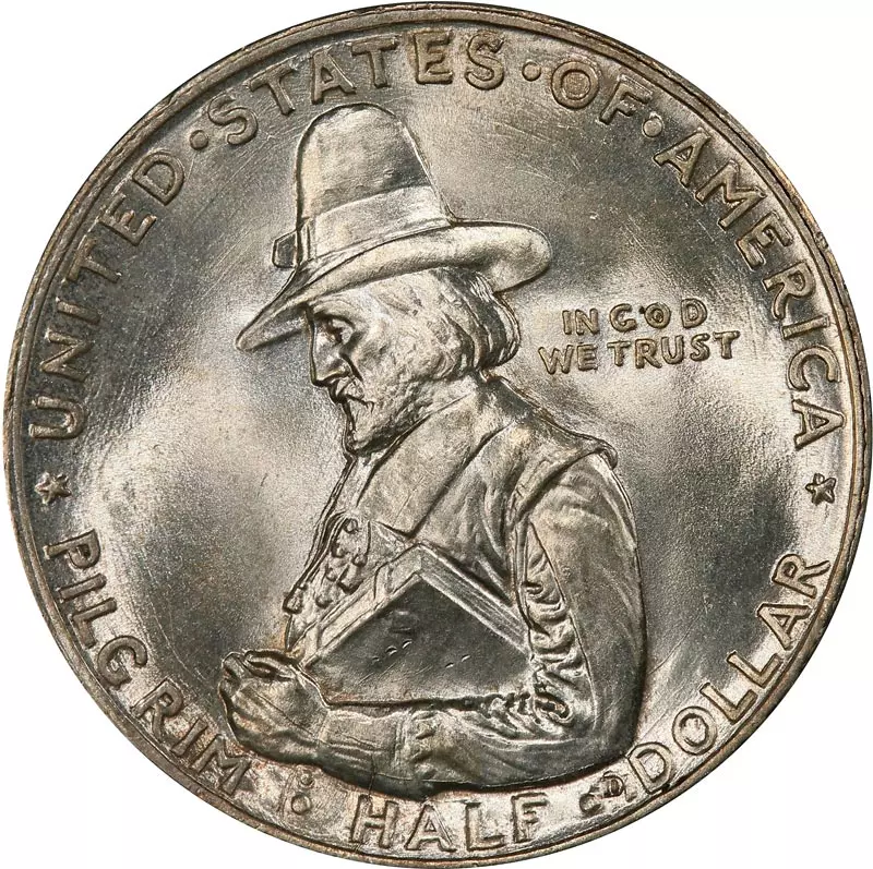 1/2 Dollar USA Dreihundertjahrfeier der Pilgerväter 1920