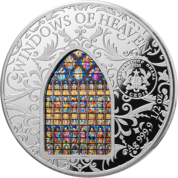 2 Cedis Ghana Windows of Heaven II Belgien - Liebfrauenkathedrale 2026