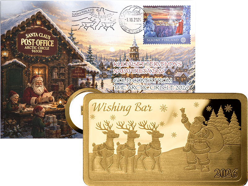 Goldbrief Weihnachtsbarren Rovaniemi 2026