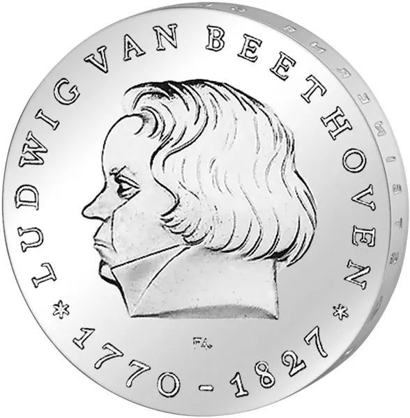 10 Mark DDR Ludwig van Beethoven 1970