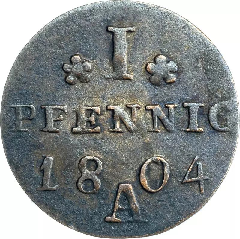 1 Pfennig Preußen Friedrich Willhelm III. 1799-1806