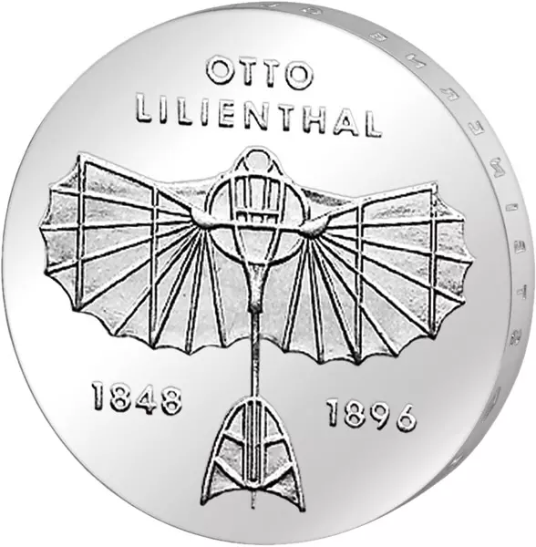 5 Mark DDR Otto Lilienthal 1973