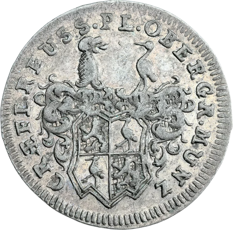 1/24 Taler Reuß Graf Heinrich XI. 1738 und 1739