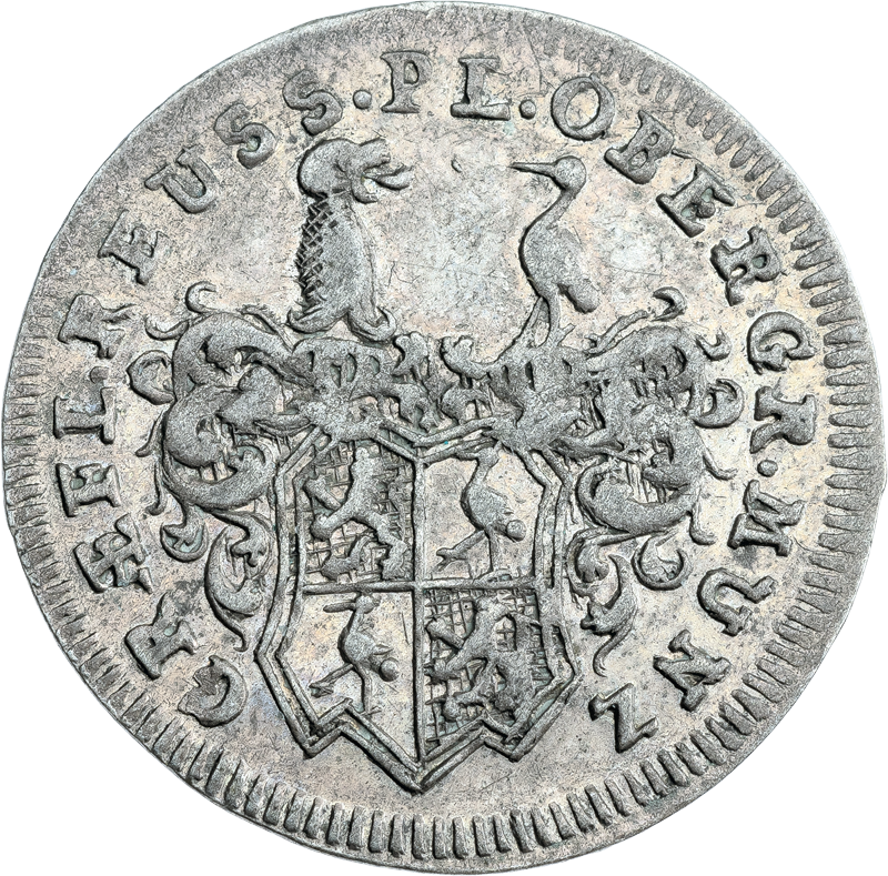 1/24 Taler Reuß Graf Heinrich XI. 1738 und 1739
