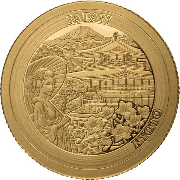 1.000 Francs Gabun Golden Globetrotter - Kyoto Japan 2026