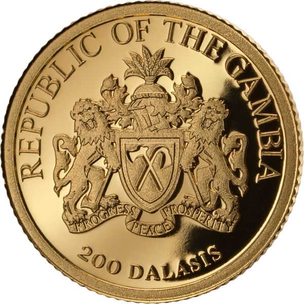 200 Dalasis Gambia 125 Geburtstag Queen Mum + 100 Geburtstag Queen Elizabeth II 2026