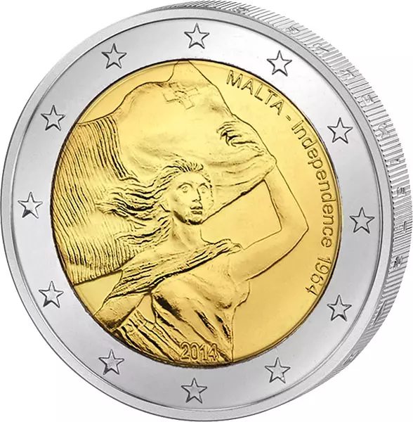2 Euro Malta Unabhängigkeit von Großbritannien 2014