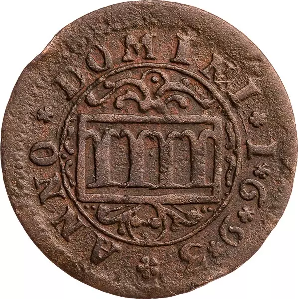 4 Pfennige Paderborn Fürstbischof Hermann Werner von Wolff-Metternich 1693