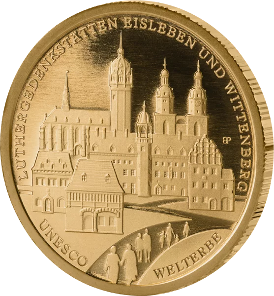 100 Euro BRD UNESCO-Weltkulturerbe Luthergedenkstätten Wittenberg und Eisleben 2017