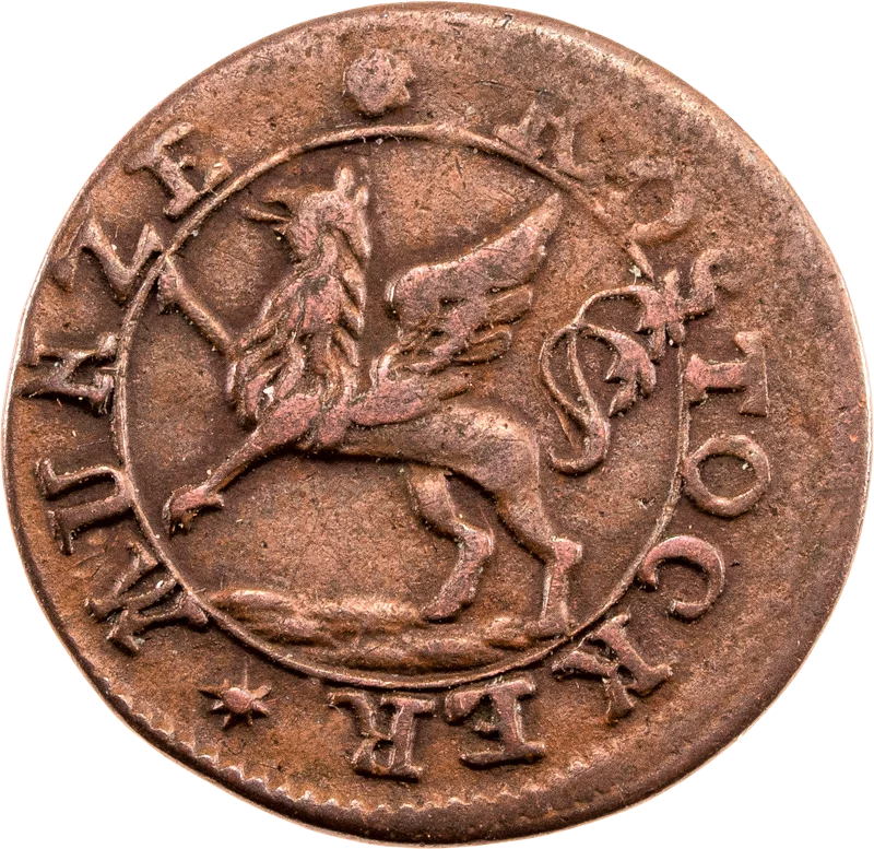 1 Pfennig Freie Hansestadt Rostock