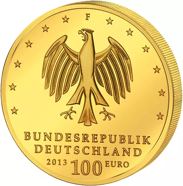 100 Euro BRD UNESCO-Weltkulturerbe Gartenreich Dessau-Wörlitz 2013 Stempelglanz