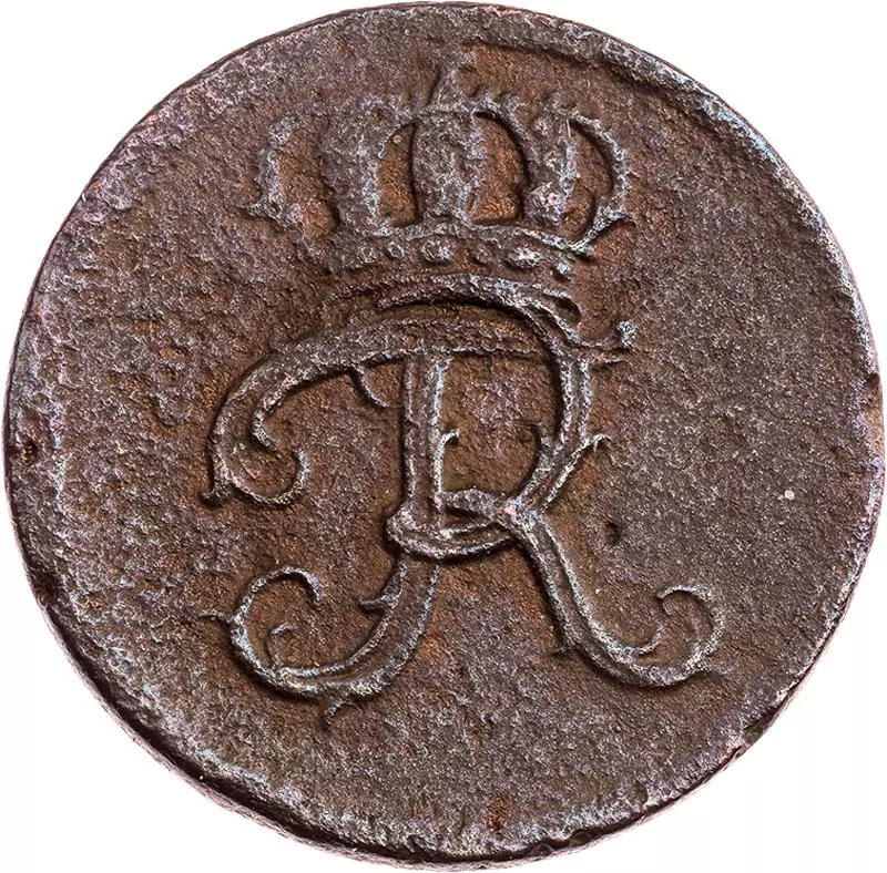 1/4 Stüber Preußen König Friedrich II. 1753 und 1754