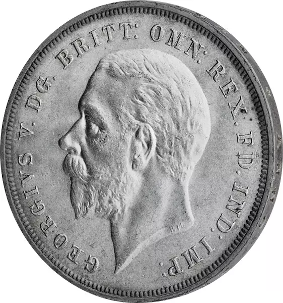 1 Crown Großbritannien König Georg V. 1935