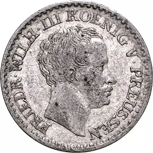 1 Silbergroschen Preußen König Friedrich Wilhelm III. 1821-1840