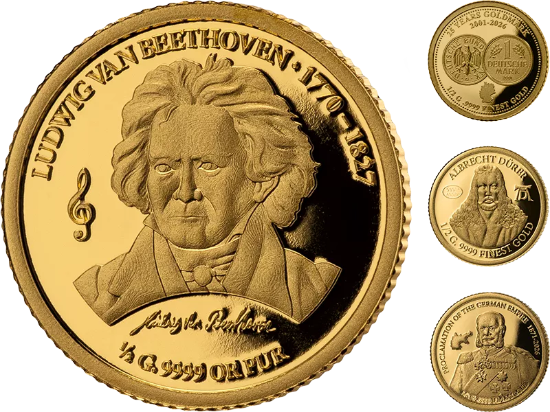 Gold-Kollektion: Zeitzeugen deutscher Geschichte