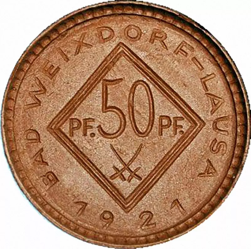 50 Pfennig Bad Weixdorf - Lausa (Sachsen) 1921