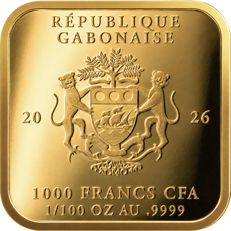1.000 Francs Gabun Eagles Pride - Mount Rushmore 2026