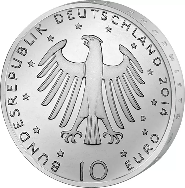 10 Euro Gedenkmünze BRD 150. Geburtstag von Richard Strauss 2014 Stempelglanz