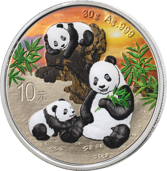 Silver Investment Coin Prestige-Set Panda 2025