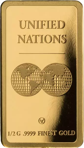 Goldbarren Unified Nations Welterbestätten - Brasilien Christusstatue 2024
