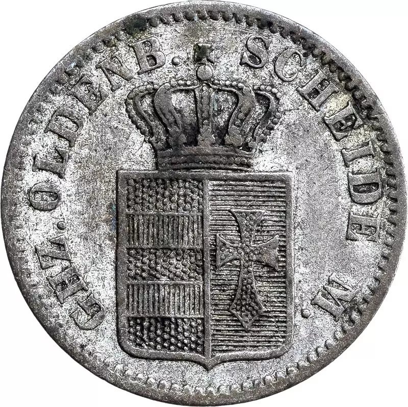1/2 Groschen Oldenburg Nikolaus Friedrich Peter 1858-1869