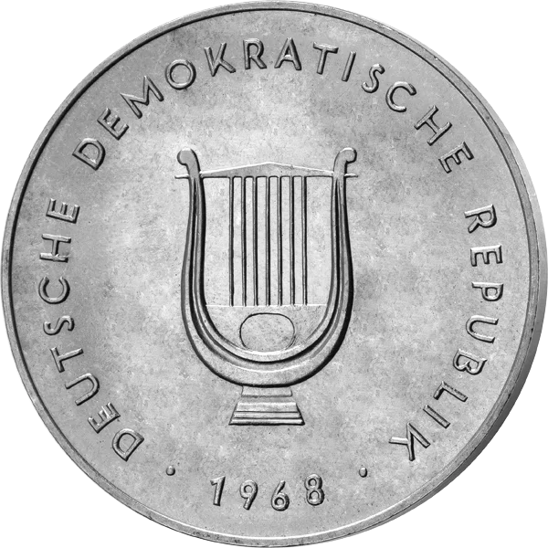 DDR Gedenkmedaille Friedrich Hölderlin 1968