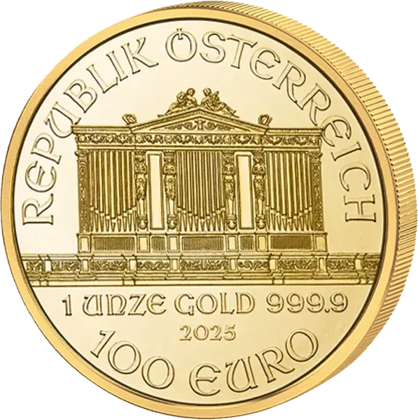 1 Unze Gold Österreich Wiener Philharmoniker 2025
