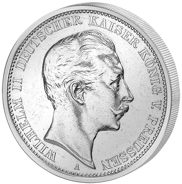 2 Mark Preußen Kaiser Wilhelm II. 1891-1912 sehr schön 2 Mark Preußen Kaiser Wilhelm II. 1891-1912 sehr schön