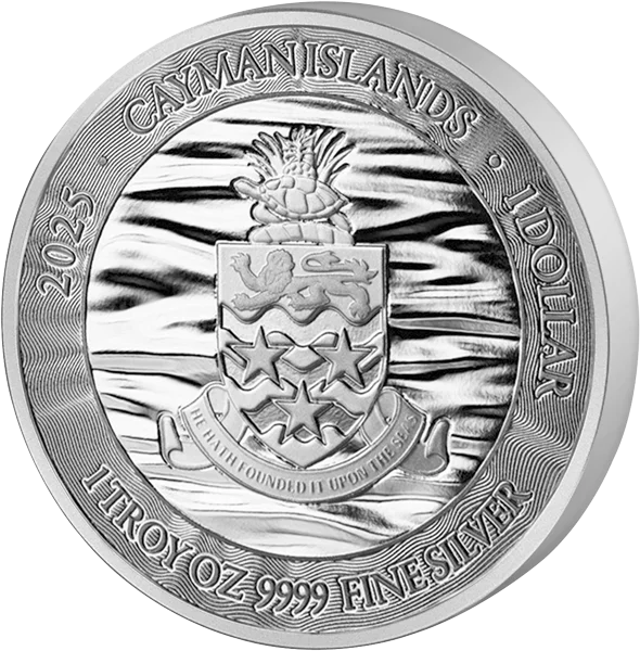1 Unze Silber Kaimaninseln Stingray 2025