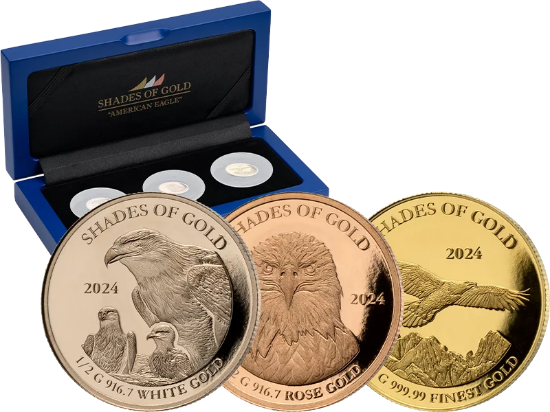 3 x 10 Dollars Salomonen Shades of Gold - American Eagle 2024