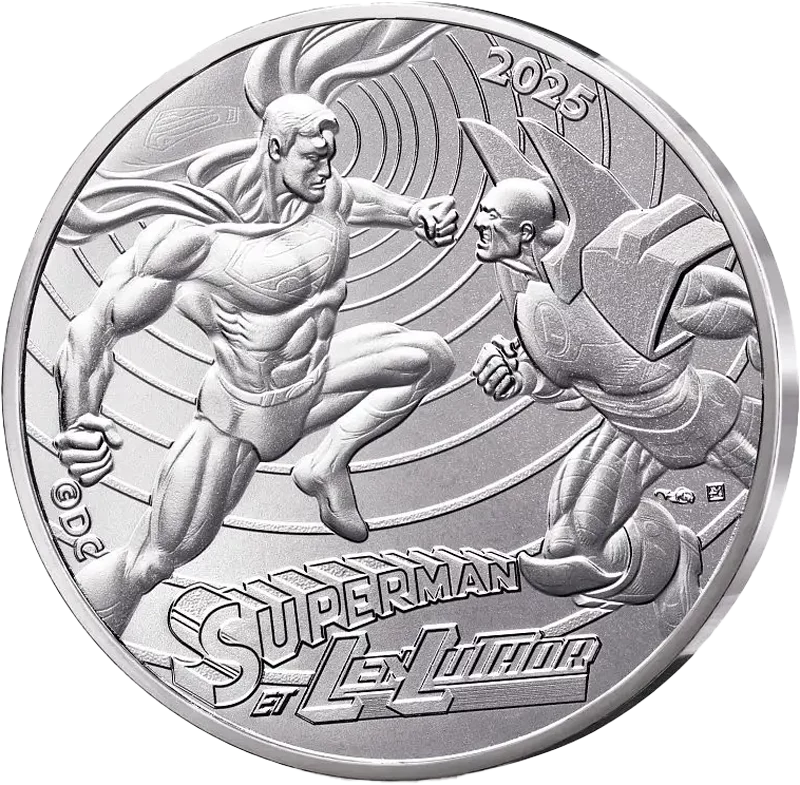 10 Euro Frankreich Superman und Lex Luthor 2025 10 Euro Frankreich Superman und Lex Luthor 2025