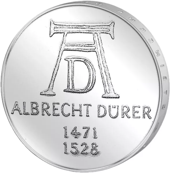 5 DM Münze BRD Albrecht Dürer 1971 Stempelglanz