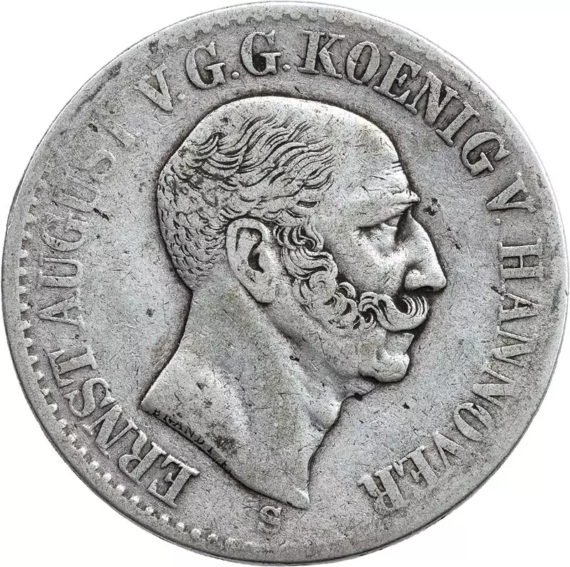 Taler Hannover König Ernst August 1841