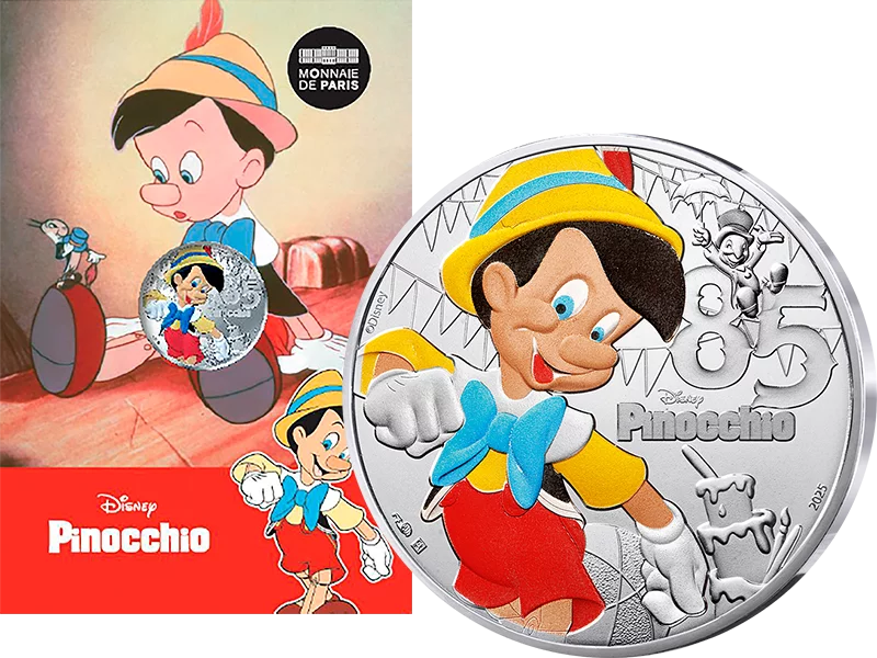 10 Euro Frankreich Disney Classics - 85 Jahre Pinocchio 2025