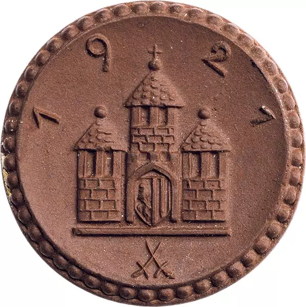 50 Pfennig Freiberg Sachsen 1921