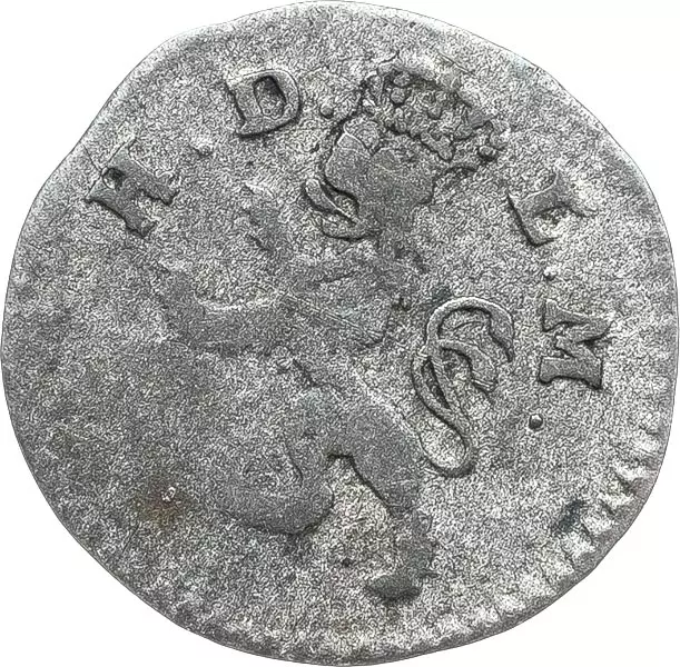 1 Kreuzer Hessen-Darmstadt Großherzog Ludwig I. 1806-1807