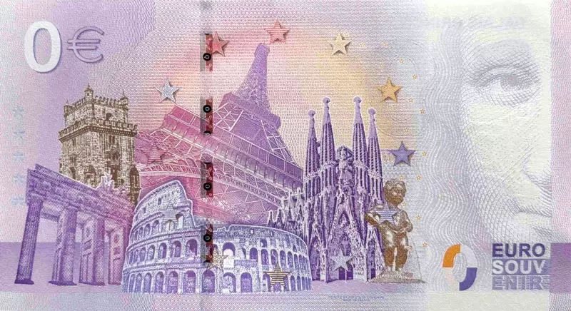 0-Euro-Banknote Monaco Fürstenpalast 2024