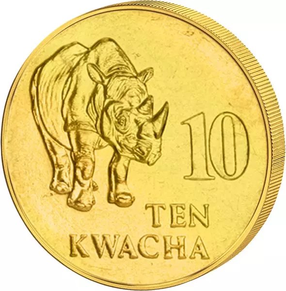 1 Ngwee - 10 Kwacha Kursmünzensatz Sambia 1983-1992