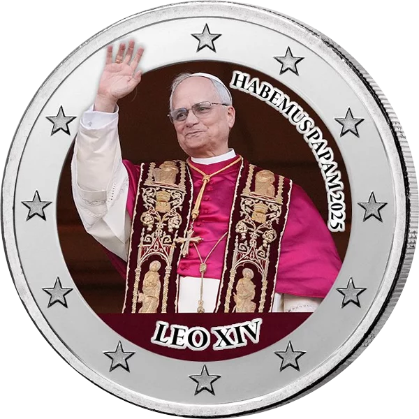 2-Euro-Künstlerausgabe Habemus Papam - Leo XIV.