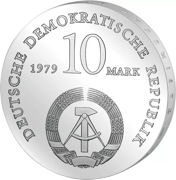 10 Mark DDR Ludwig Feuerbach 1979 Stempelglanz