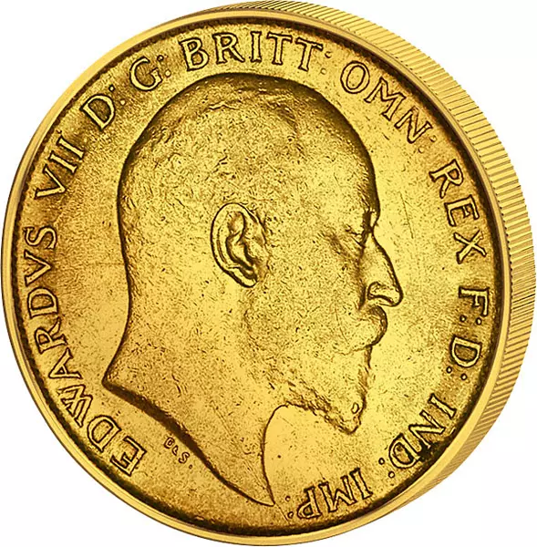 1/2 Sovereign Großbritannien King Edward VII. 1902-1910