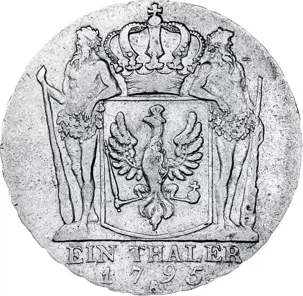 1 Taler Preußen König Friedrich Wilhelm II. 1790-1797