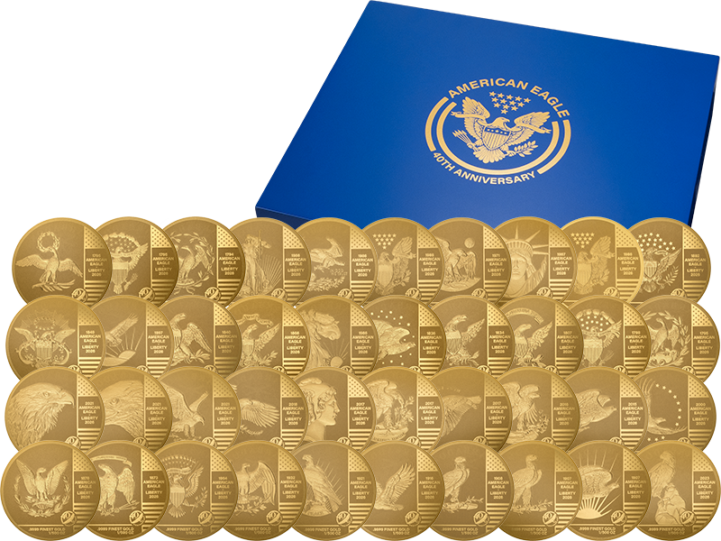 40 x 10 Dollars Barbados Megakollektion American Eagle 2026