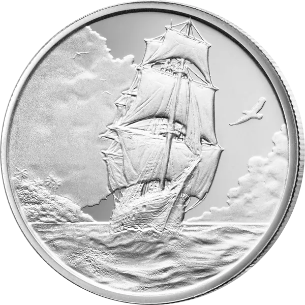 1/10 Unze Silber Ascension Island Schiff 2025