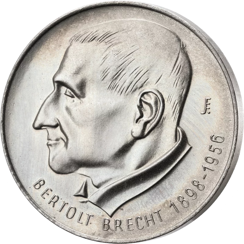 DDR Gedenkmedaille Bertold Brecht 1968