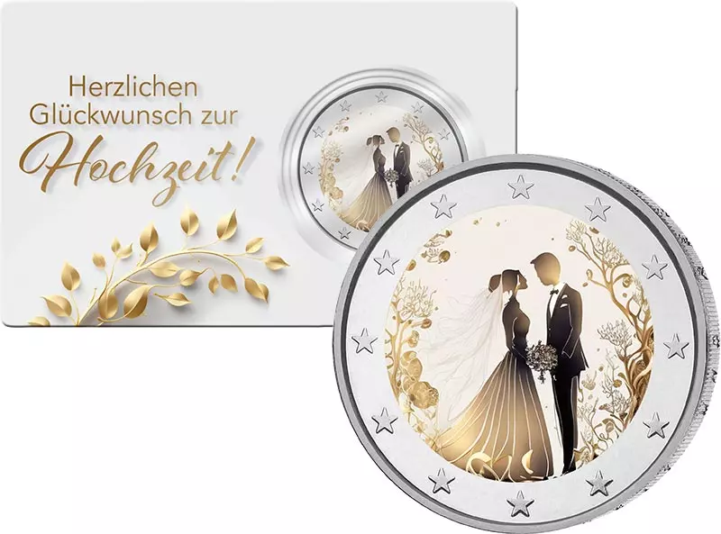 2-Euro-Künstlerausgabe Hochzeit in der Coincard